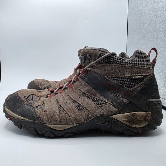 Merrell Accentor 2 Mid Waterproof Mens Size 11 Brown Outdoor Boots Camping Hike - Picture 13 of 13